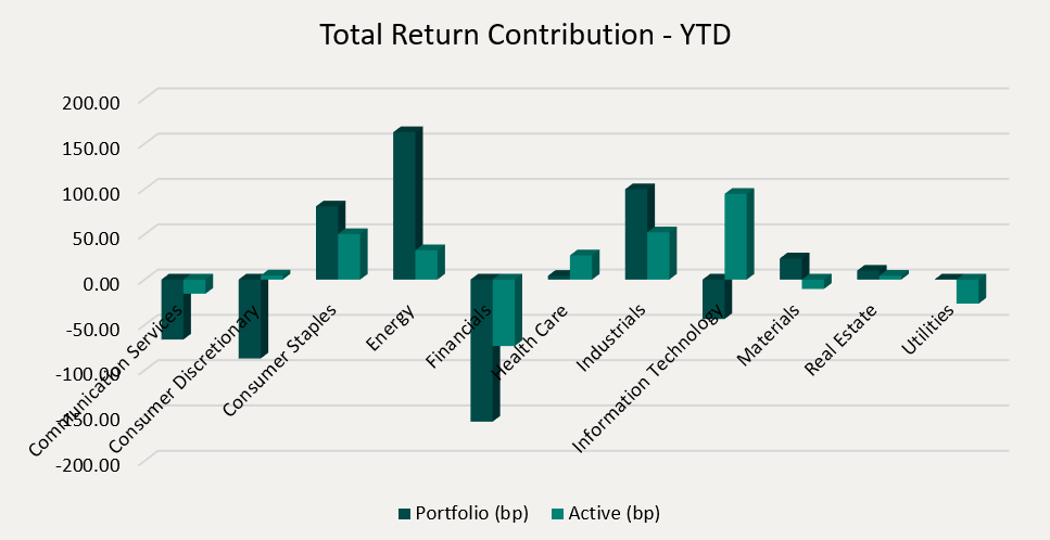 Total Return Contribution - YTD