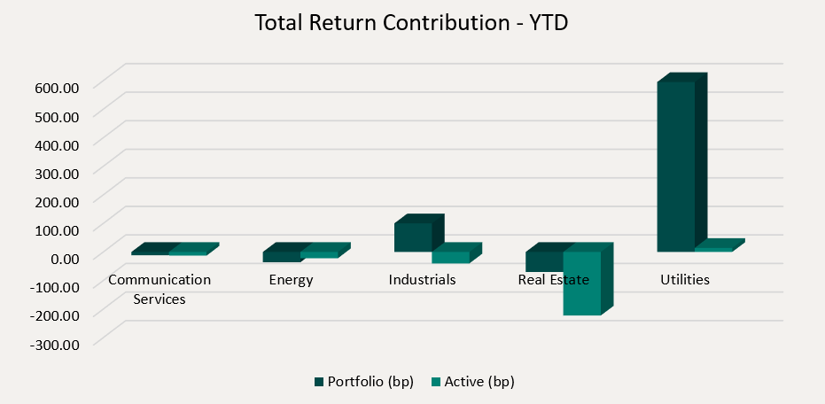 Total Return Contribution - YTD