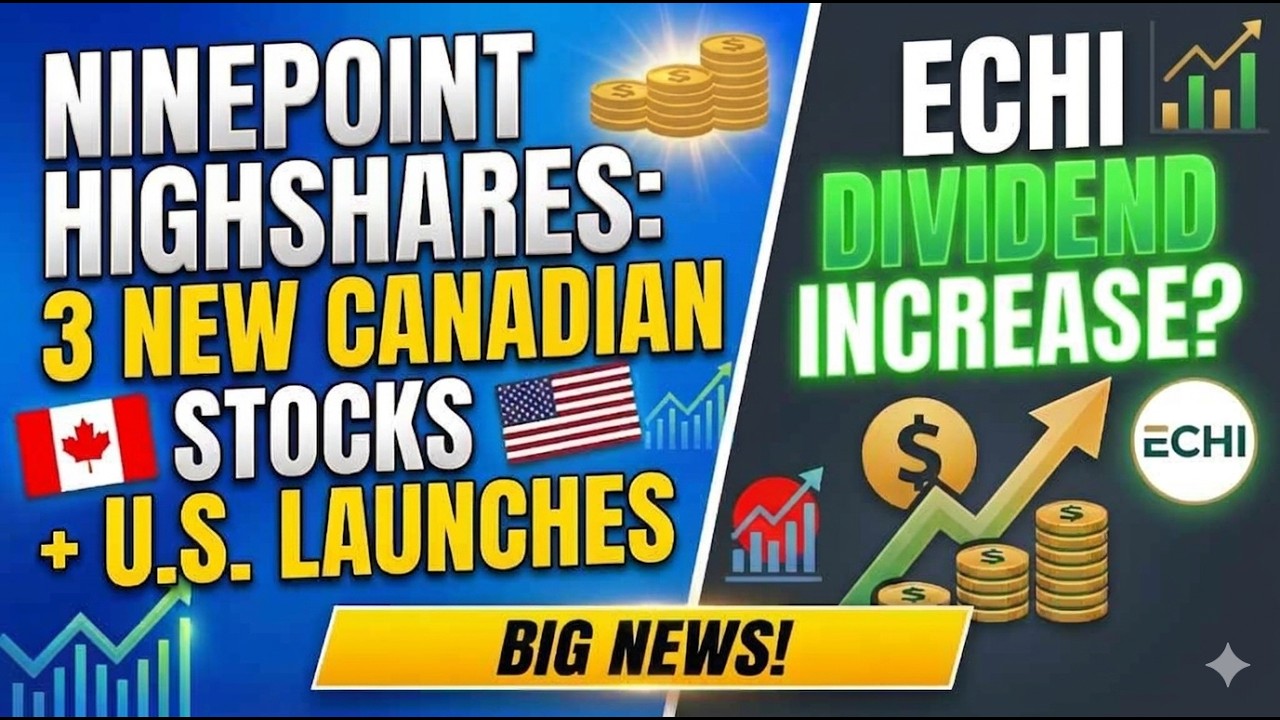 3 New Canadian Stocks + U.S. Launches