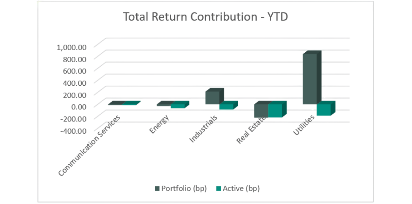 Total Return Contribution - YTD