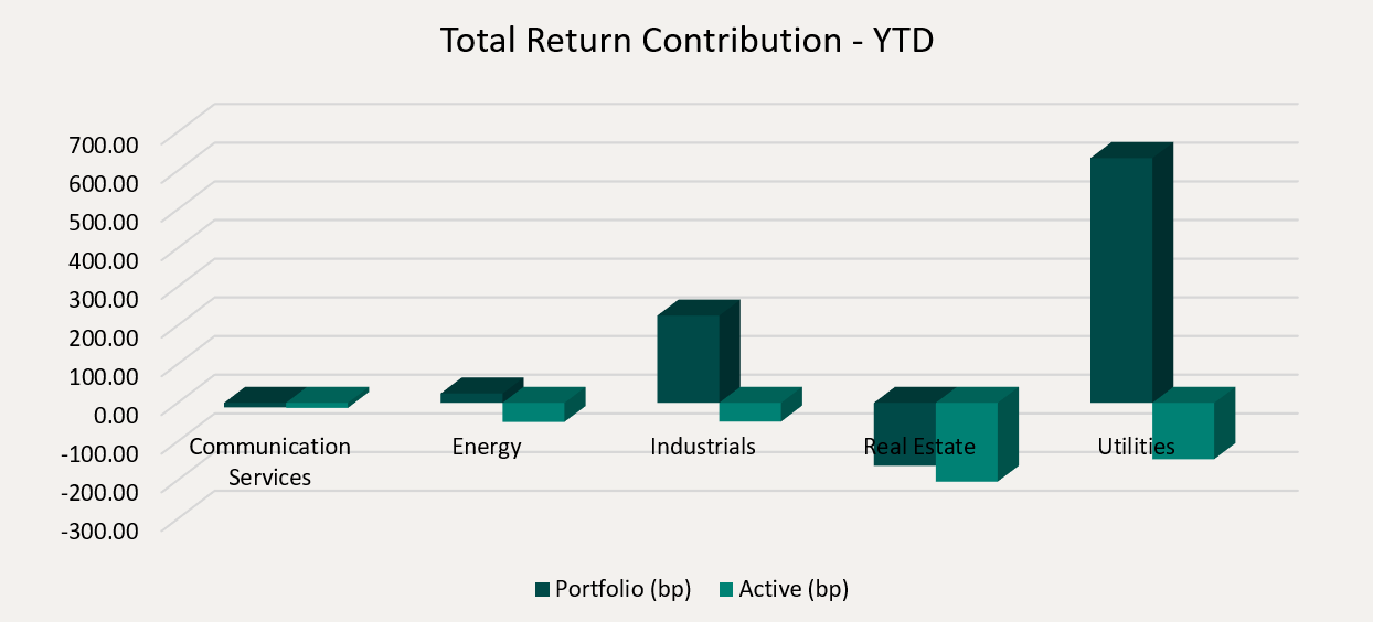 Total Return Contribution - YTD