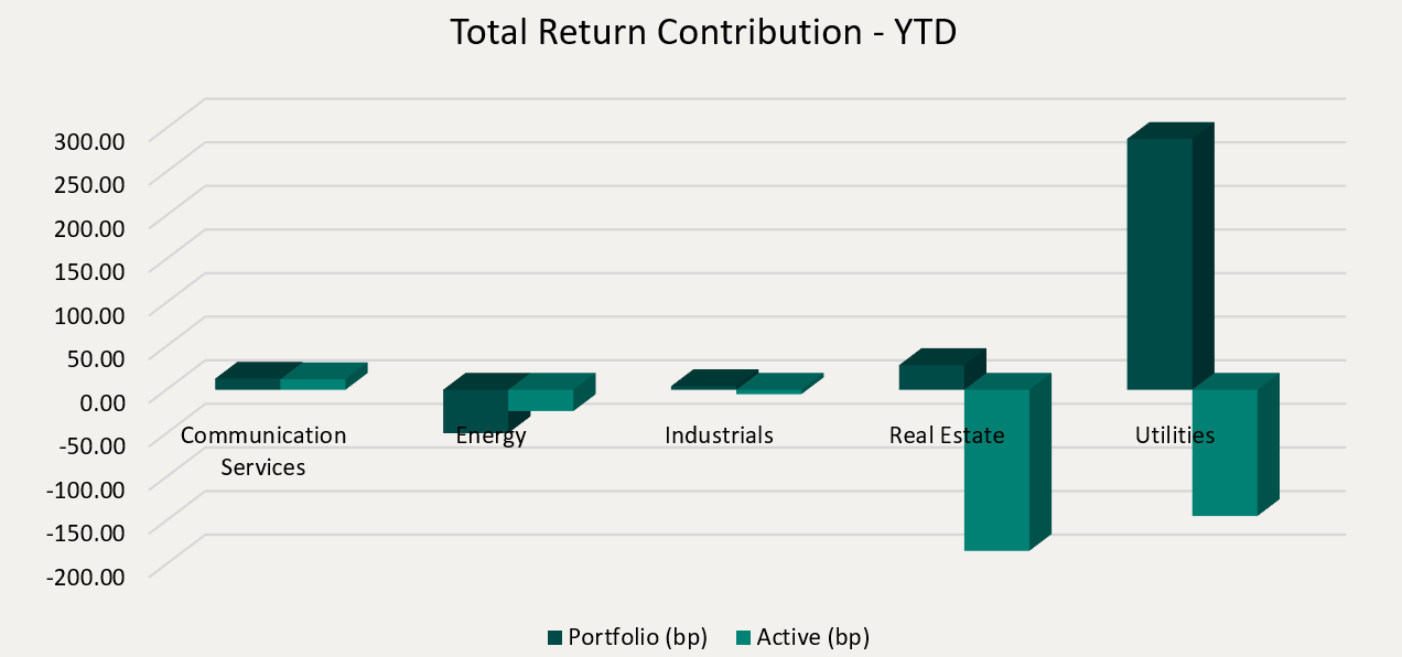 Total Return Contribution - YTD