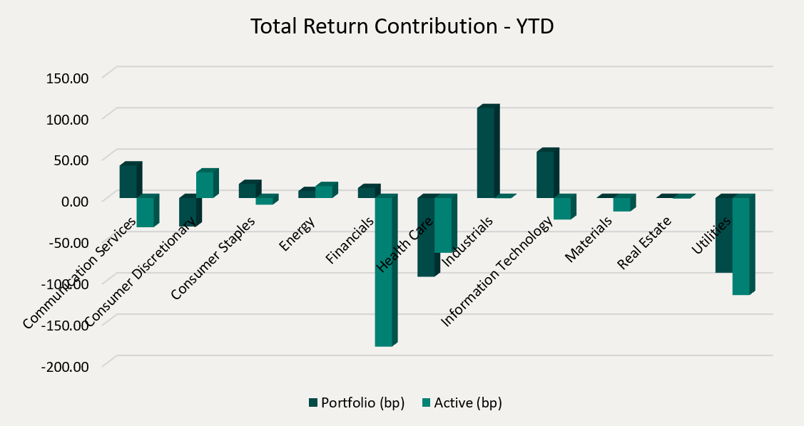 Total Return Contribution - YTD
