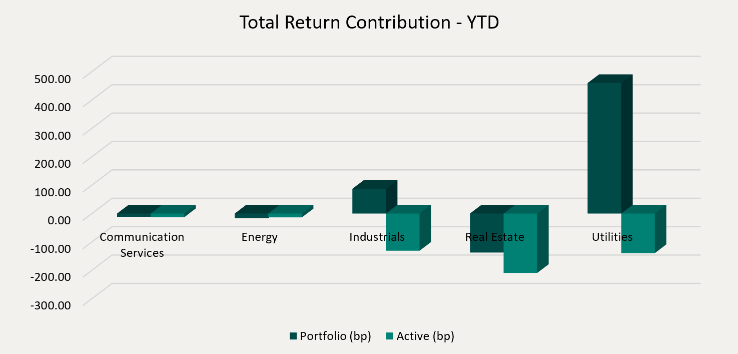 Total Return Contribution - YTD