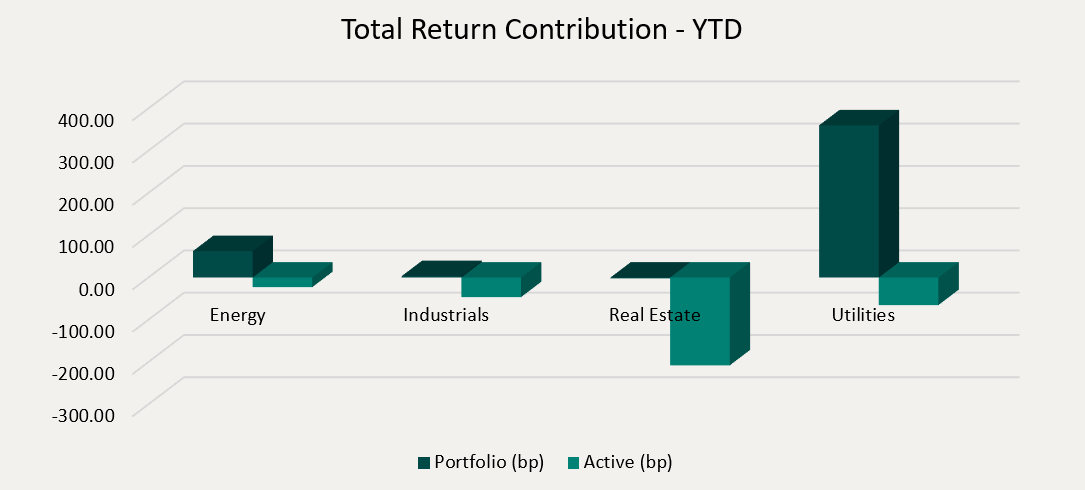 Total Return Contribution - YTD